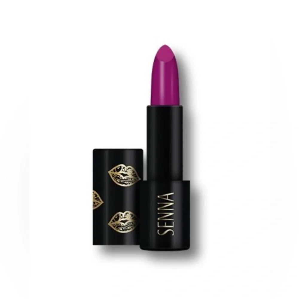 Senna Cosmetics Matte Fixation Lipstick Pinkadelic Vivid Fuchsia NIB